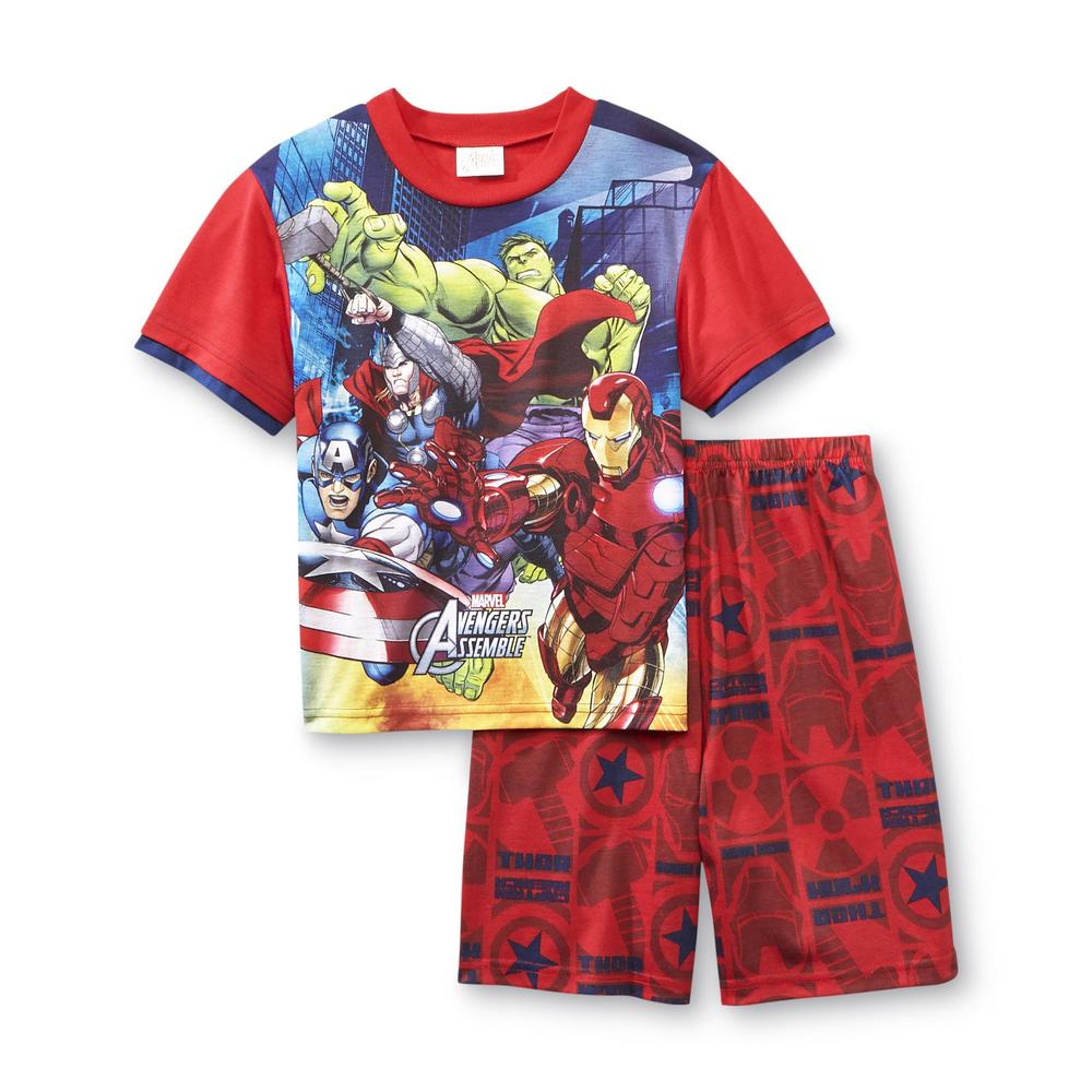Marvel Boy's Pajama Shirt & Pants - The Avengers