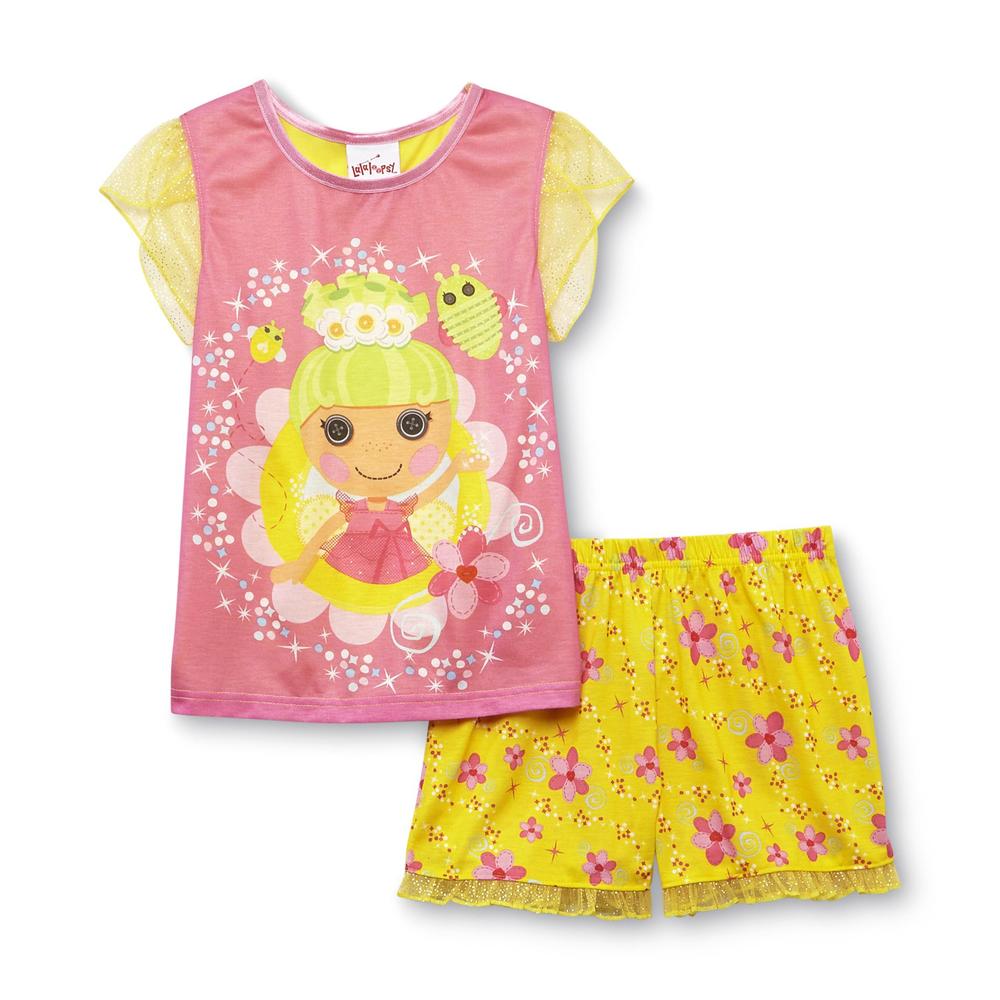 Lalaloopsy Girl's Pajama Top & Shorts - Pix E. Flutters