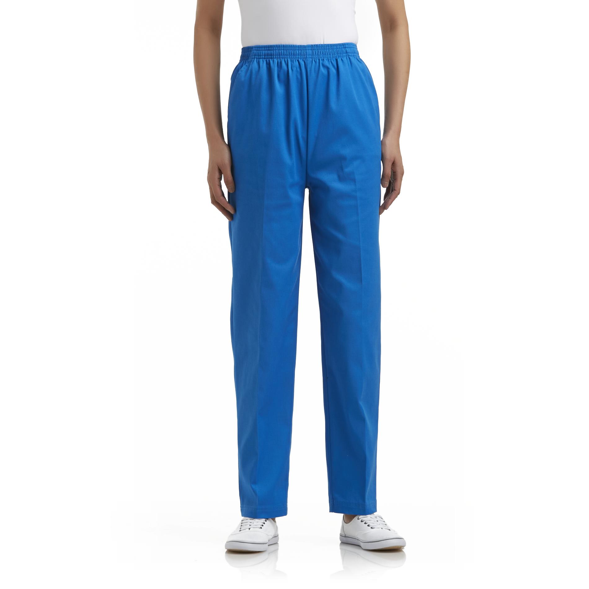 Laura Scott Women's ElasticWaist Twill Pants