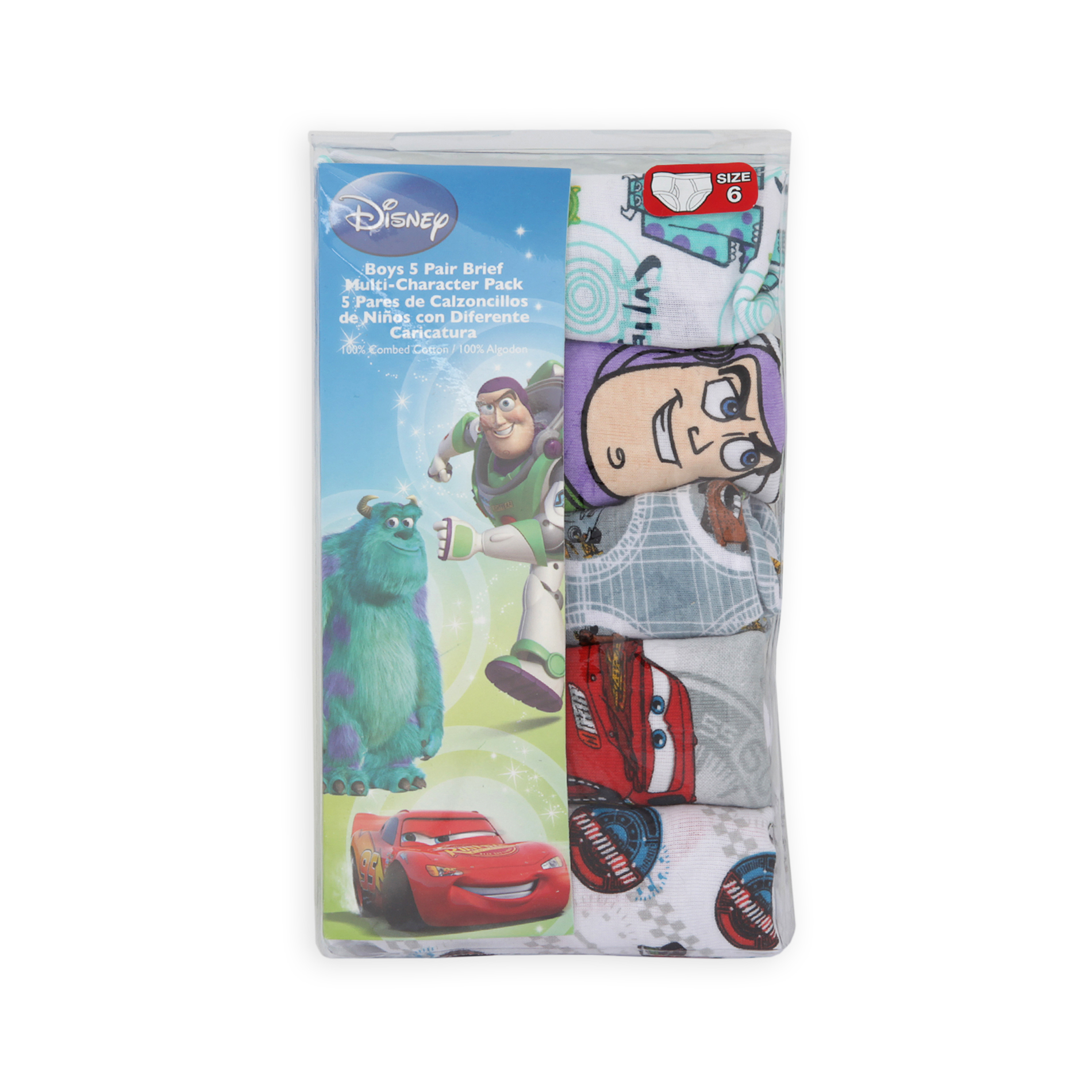 Disney Boy&#39;s 4-7 Pixar 5-Pack Brief
