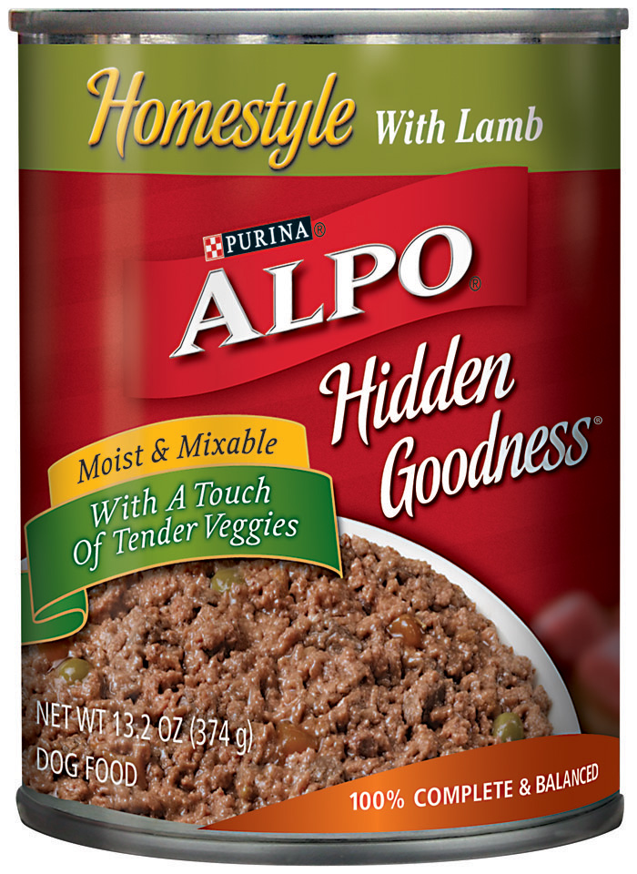 Alpo Wet Hidden Goodness Homestyle with Lamb Dog Food 13.2 oz. Can