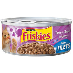 Friskies Filet Of Turkey Dinner In Gravy Cat Food 5.5 Oz