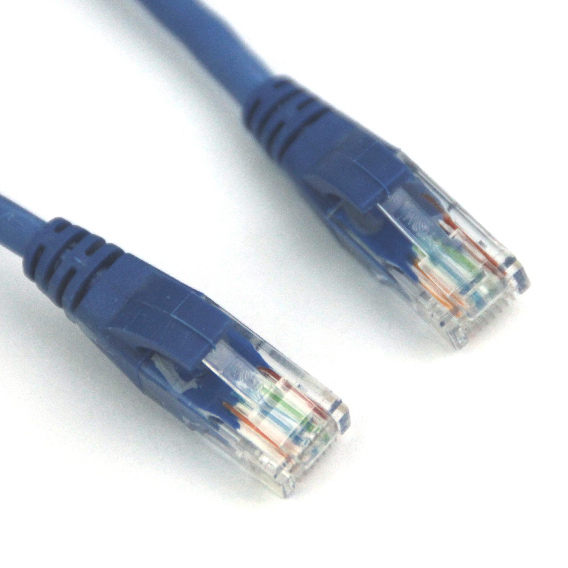 Vcom  VC511-7BL Cat5E Molded Patch 7feet Cable  Blue