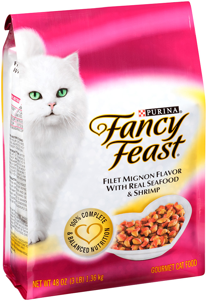Fancy Feast Filet Mignon Flavor with Real Seafood Shirmp Gourmet