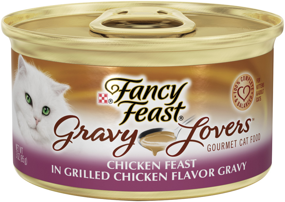 Fancy Feast Gravy Lovers Gourmet Cat Food Chicken Feast 3 oz. Can