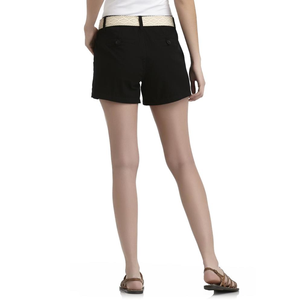Canyon River Blues Women's Colored Twill Shorts & Belt