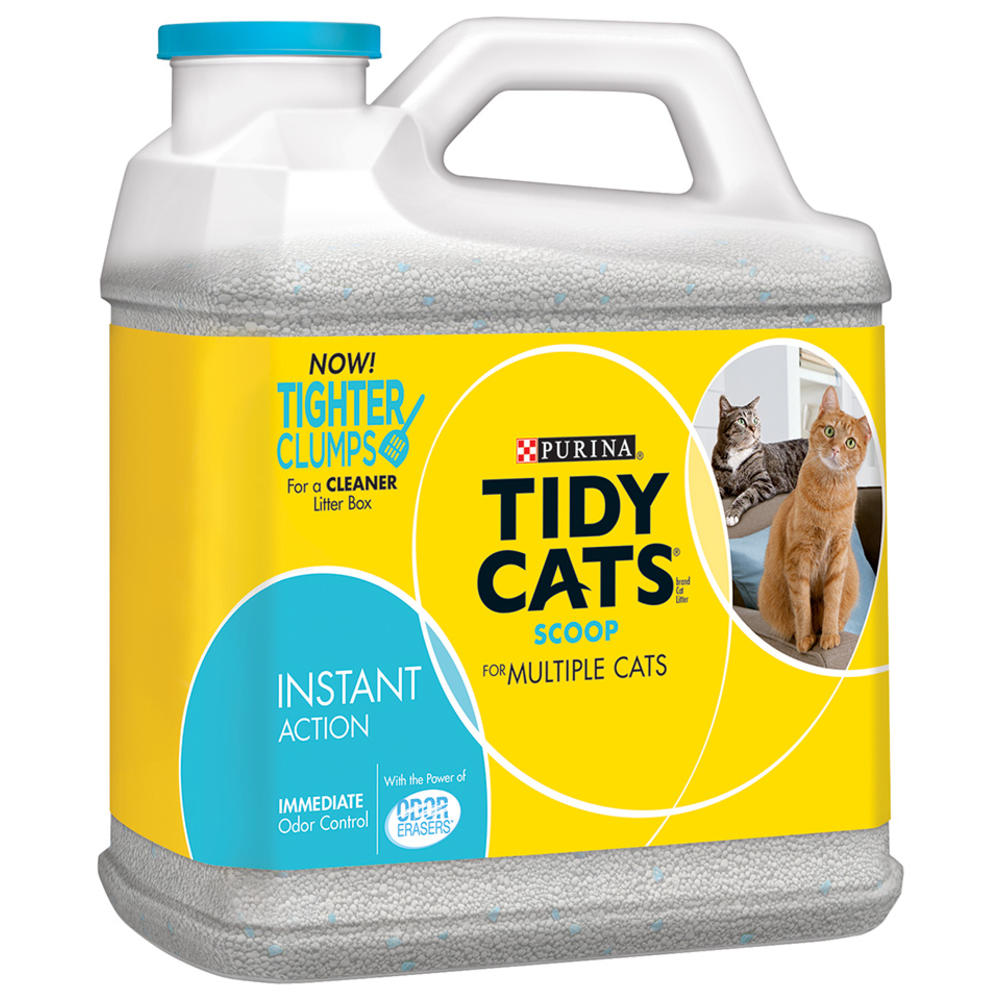 Tidy Cats Scoop for Multiple Cats Instant Action Cat Litter 20 lb. Jug