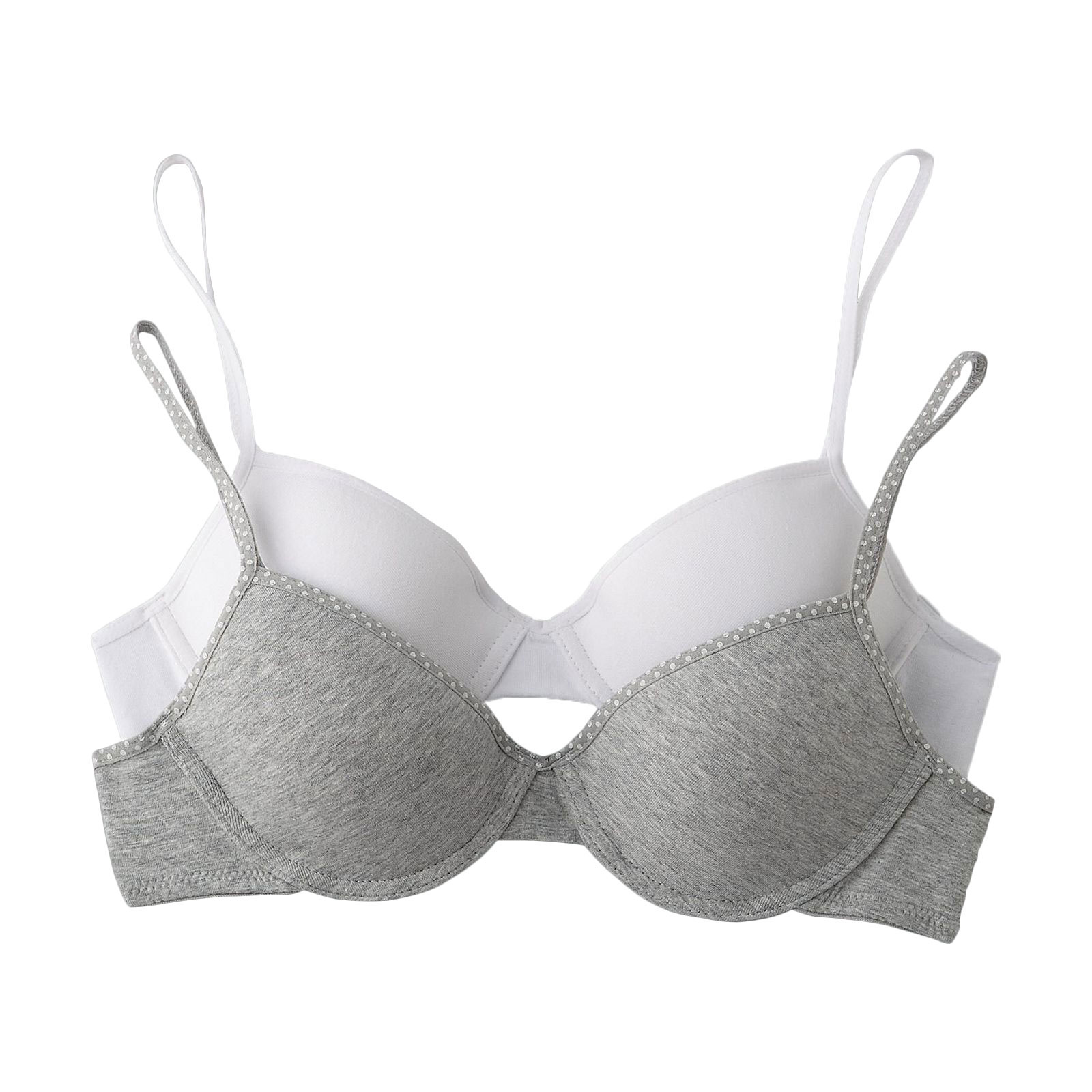 Resource Club Girl's Molded Underwire Bra - Set of Two