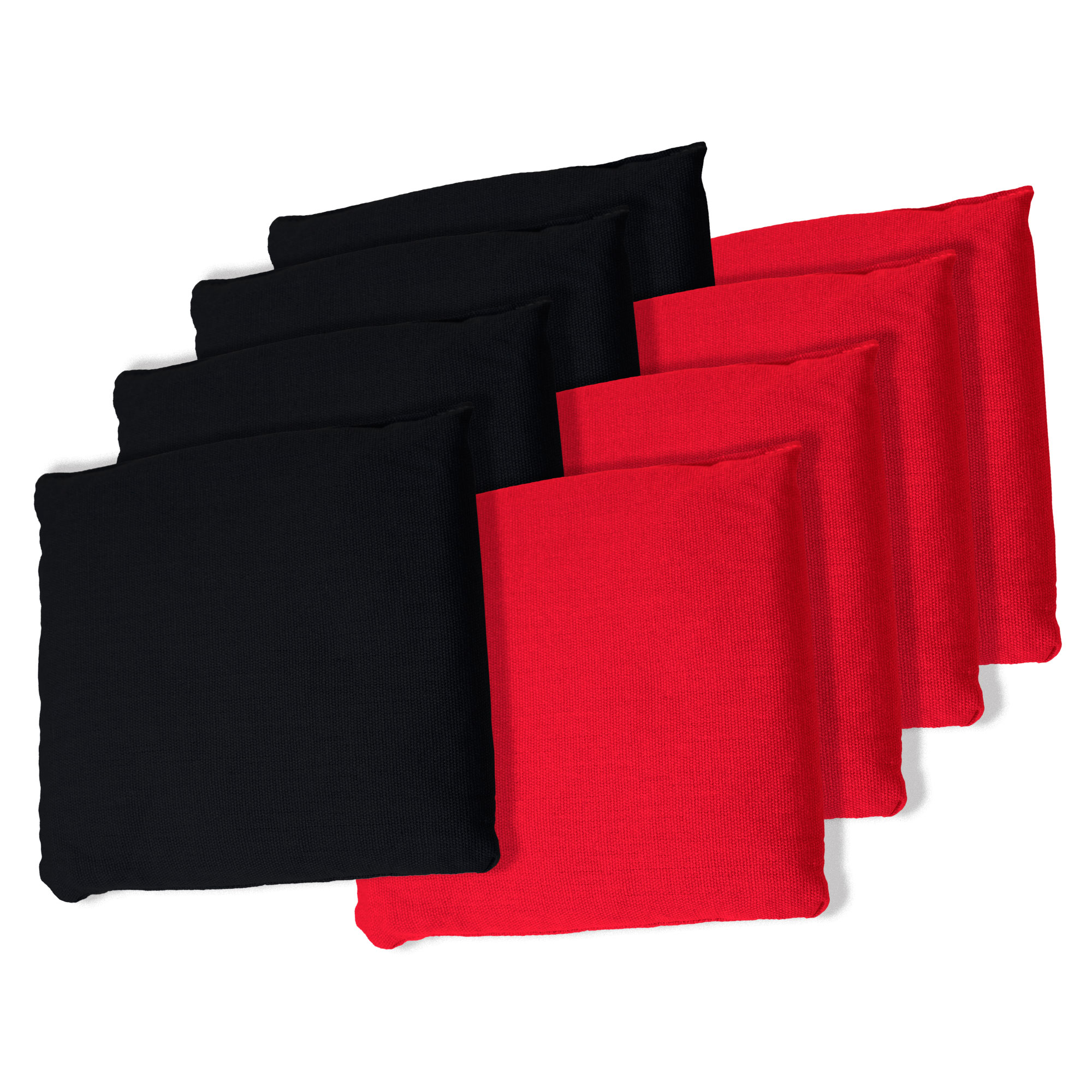 Trademark Global Championship Black/Red Cornhole Bags - Set of 8