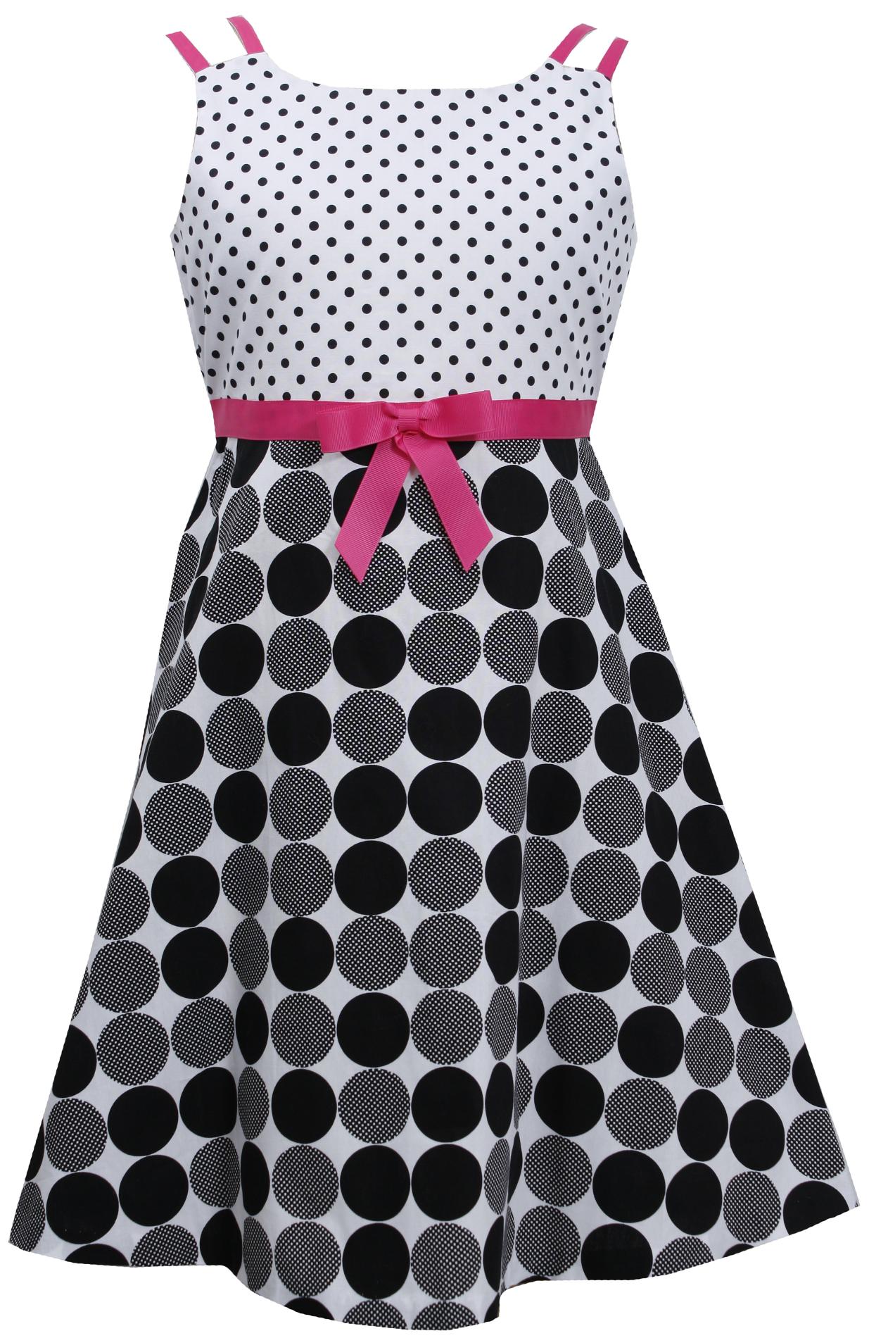 Ashley Ann Girl's Spring Dress - Dots