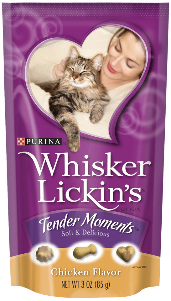 Whisker Lickin's Tender Moments Chicken Flavor Cat Treats 3 oz. Pouch