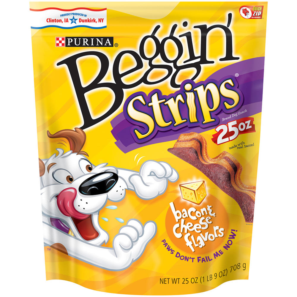 Beggin Strips Bacon & Cheese Flavor Dog Snacks 25 oz. Bag