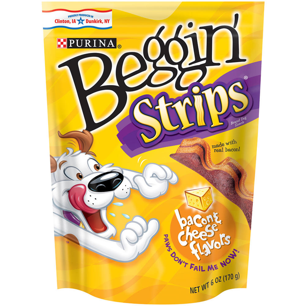 Beggin Strips Bacon & Cheese Flavors Dog Treats 6 oz. Bag