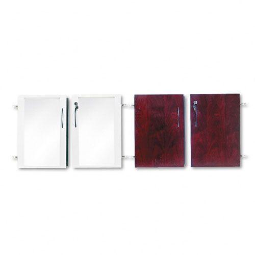 Tiffany Industries MLNVLCDMAH Corsica/Napoli Series Low Wall Cabinet Door Set