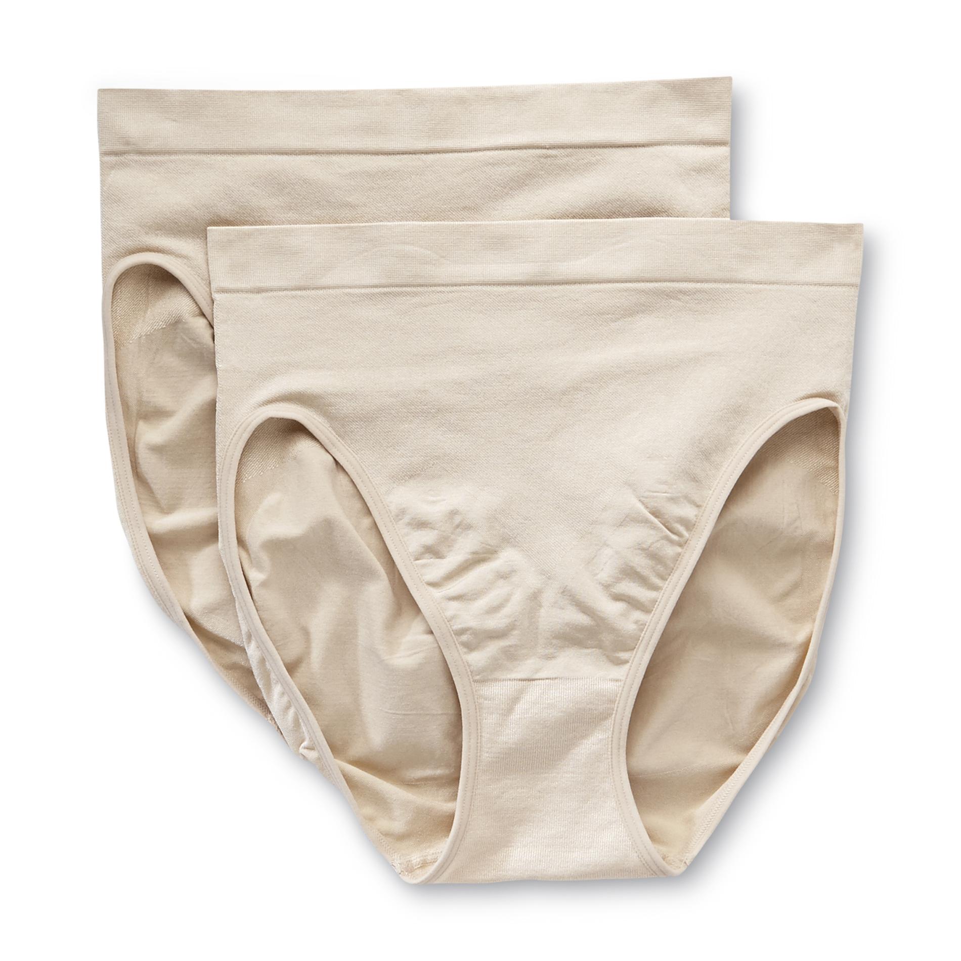 Maidenform Women's 2-Pack Everyday Control Hi-Cut Panties