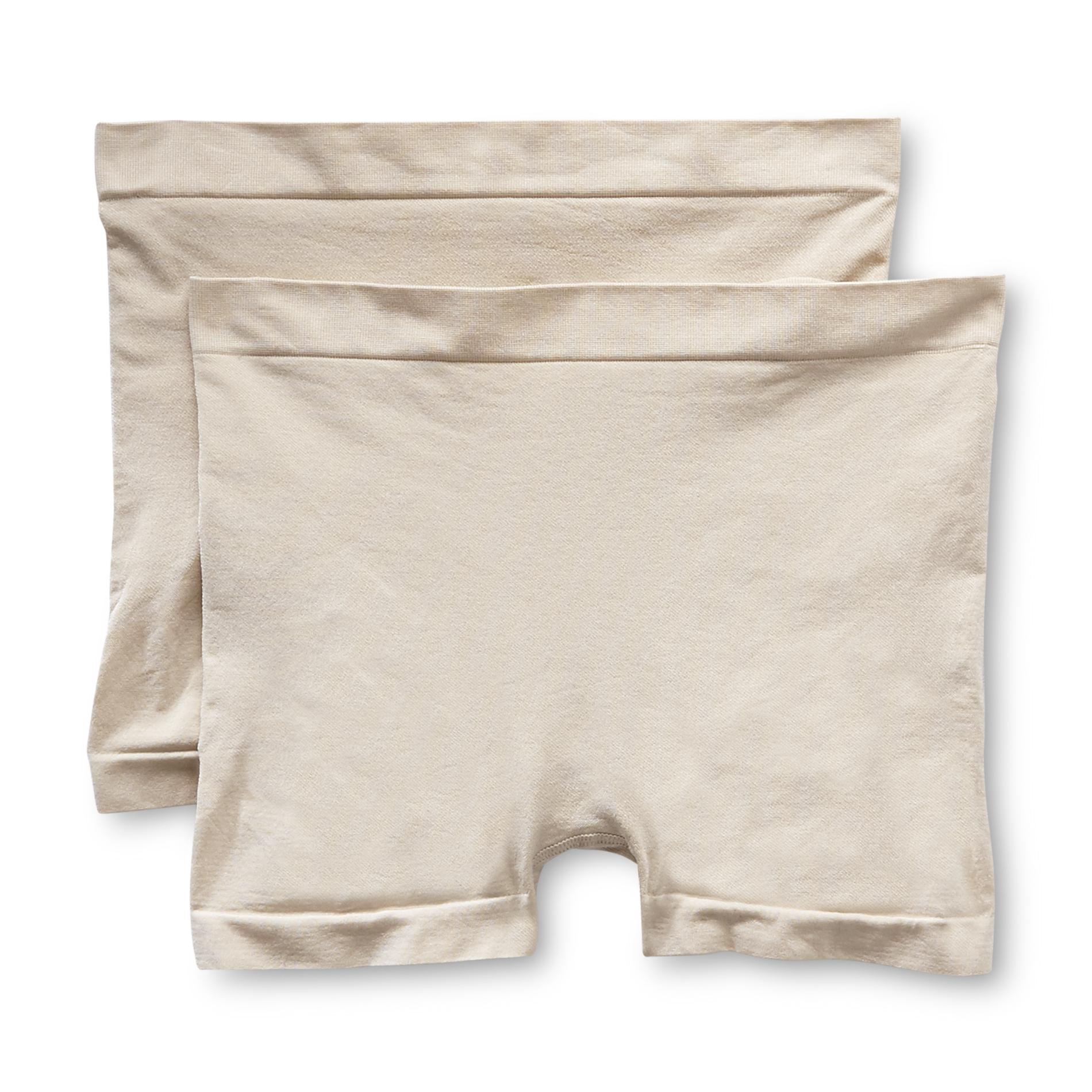 Maidenform Women's 2-Pack Everyday Control Boy Short Panties