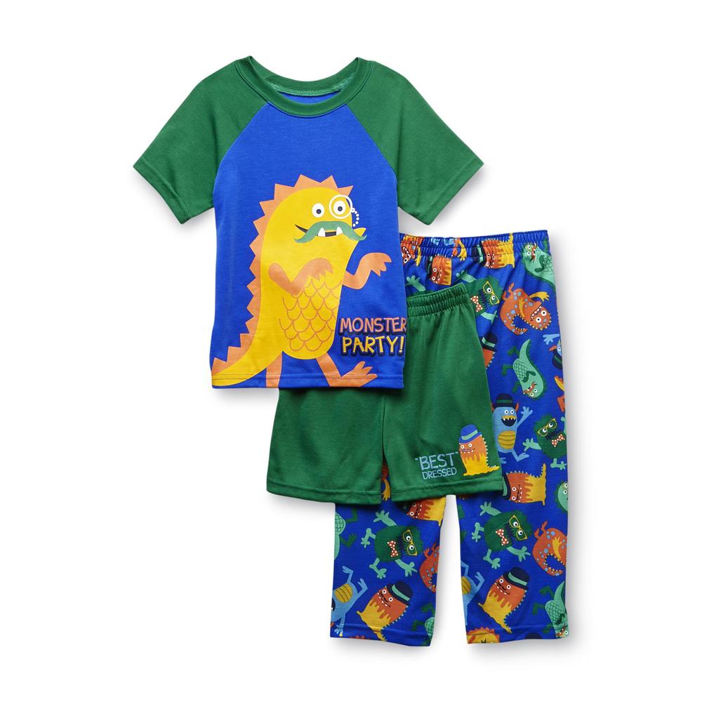 Joe Boxer Infant & Toddler Boy's Pajama Shirt  Pants & Shorts - Monster Party