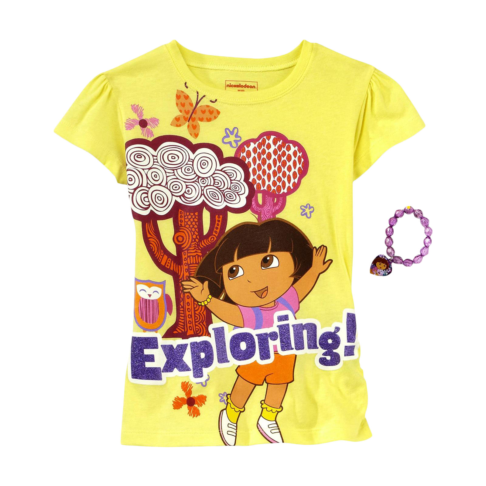 Nickelodeon Dora the Explorer Toddler Girl's Graphic T-Shirt Set