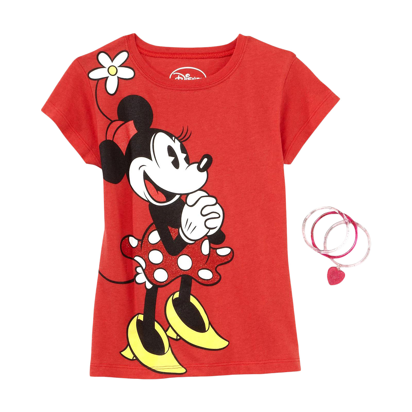 Disney Minnie Mouse Toddler Girl's Graphic T-Shirt Set