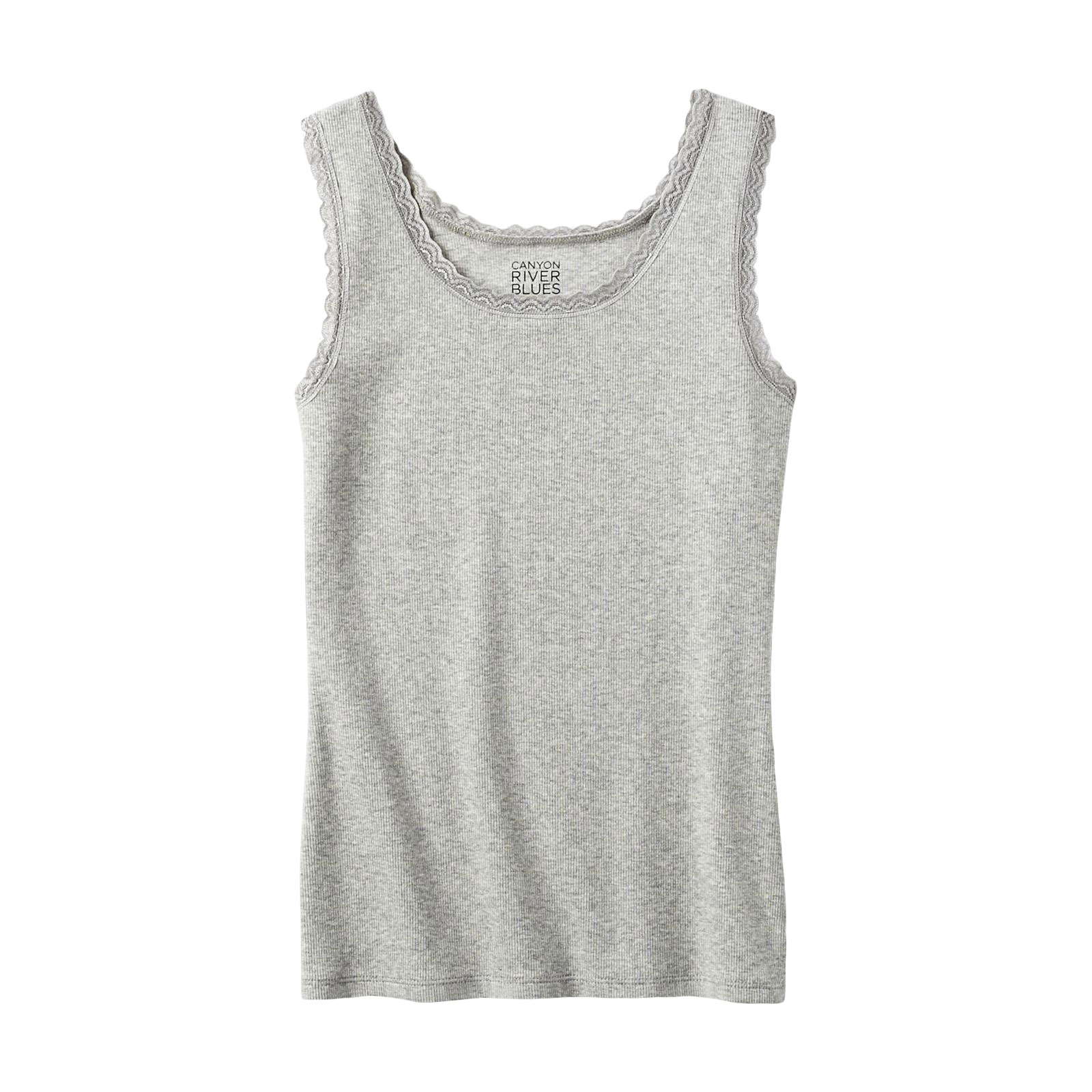 Canyon River Blues Girl's Lace-Trimmed Tank Top