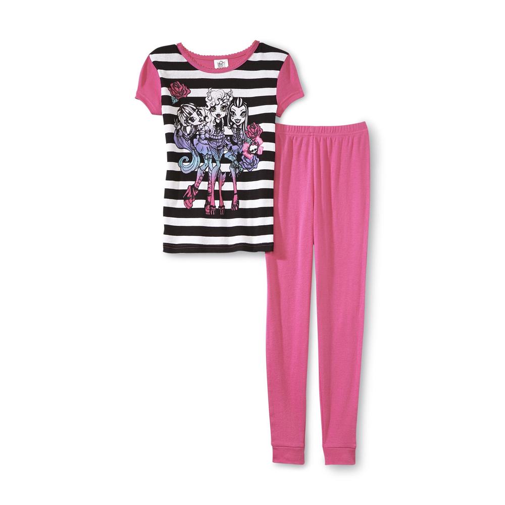 Monster High Girl's 2-Pairs Pajamas
