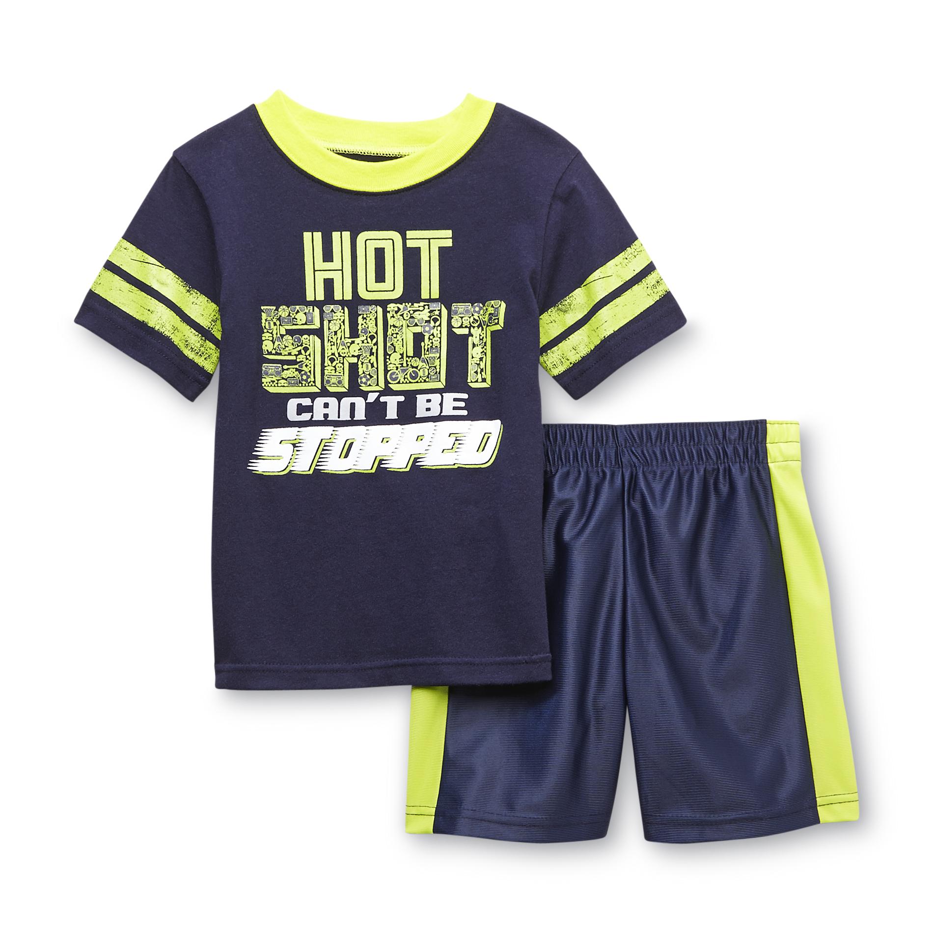 WonderKids Infant & Toddler Boy's Graphic T-Shirt & Shorts - Hot Shot