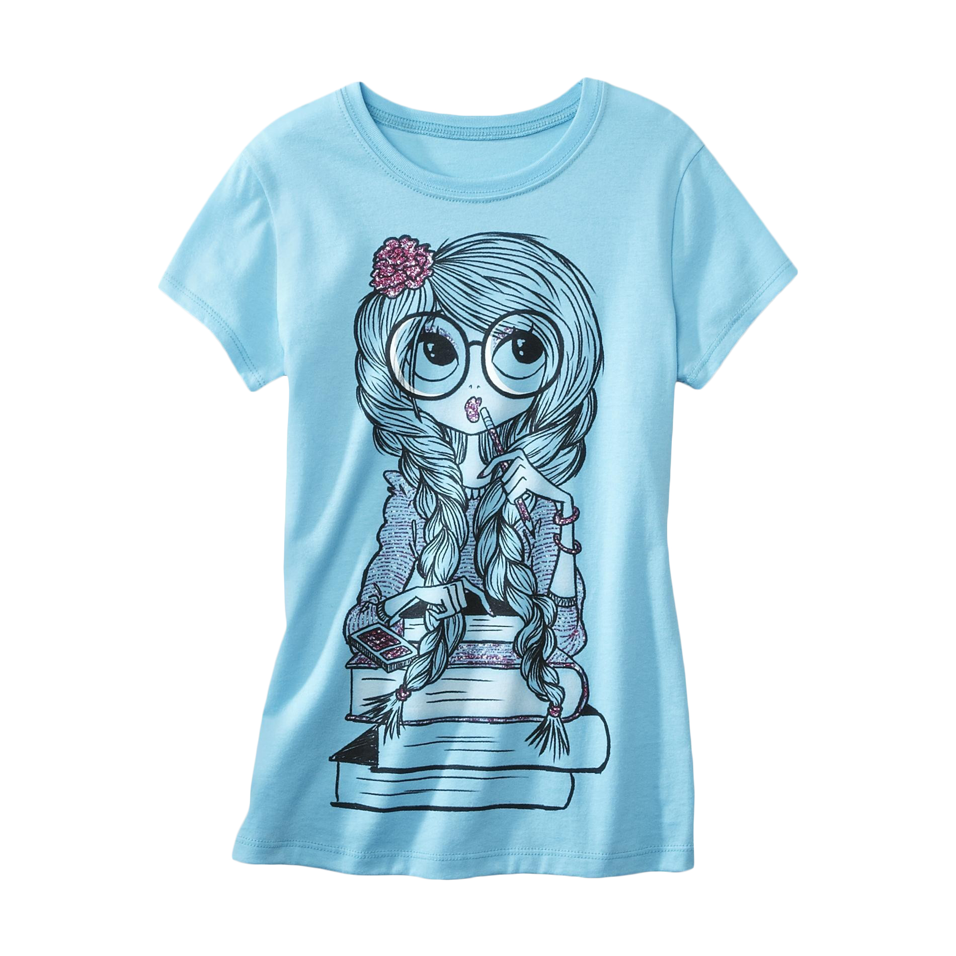 Jerry Leigh Girl's Graphic T-Shirt - Smart Girl