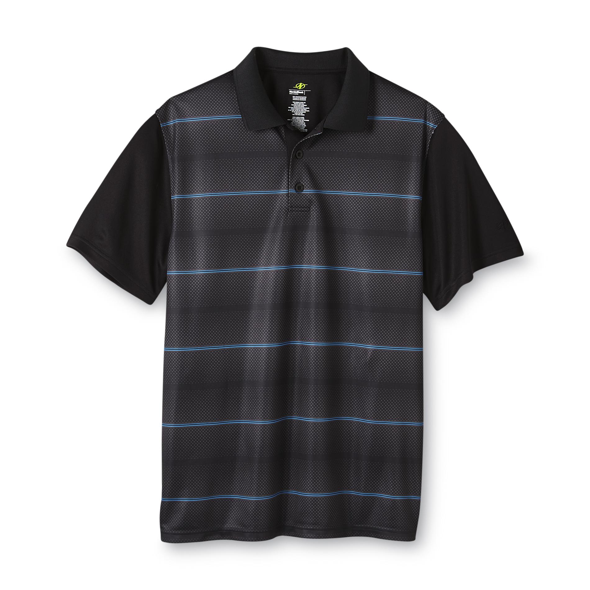 NordicTrack Men's Big & Tall Polo Shirt - Striped