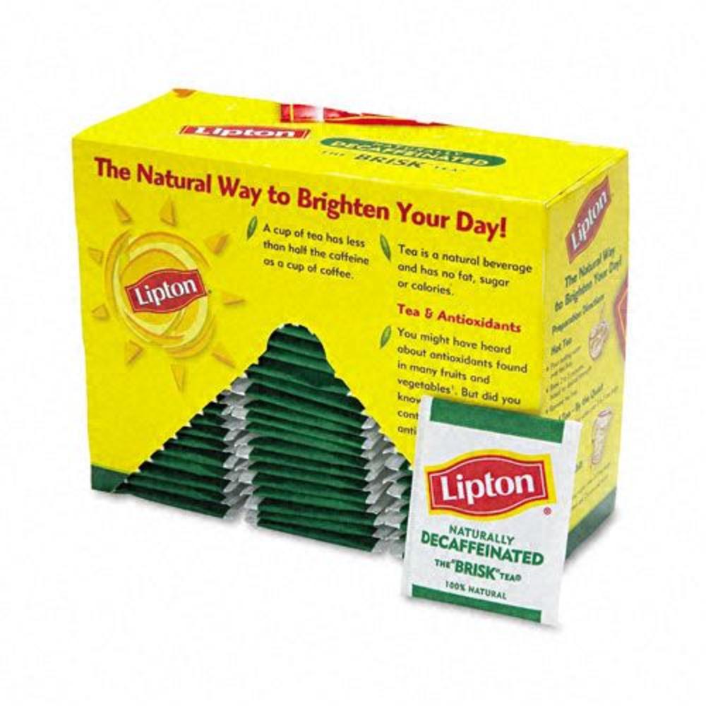 Lipton LIP290 Tea Bags, Decaffeinated, 72/box
