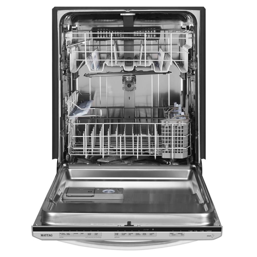 Maytag MDB8959SBS 24" Jetclean® Plus BuiltIn Dishwasher w/ Premium Rack Glides Stainless Steel
