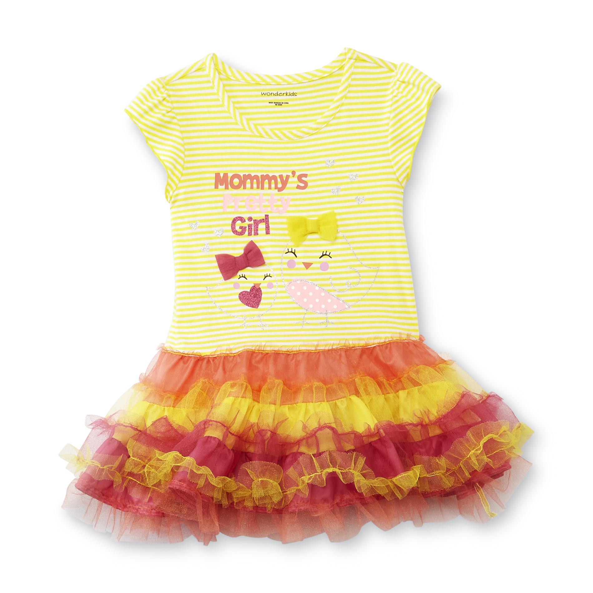 WonderKids Infant & Toddler Girl's Tutu Dress - Glittered Chicks