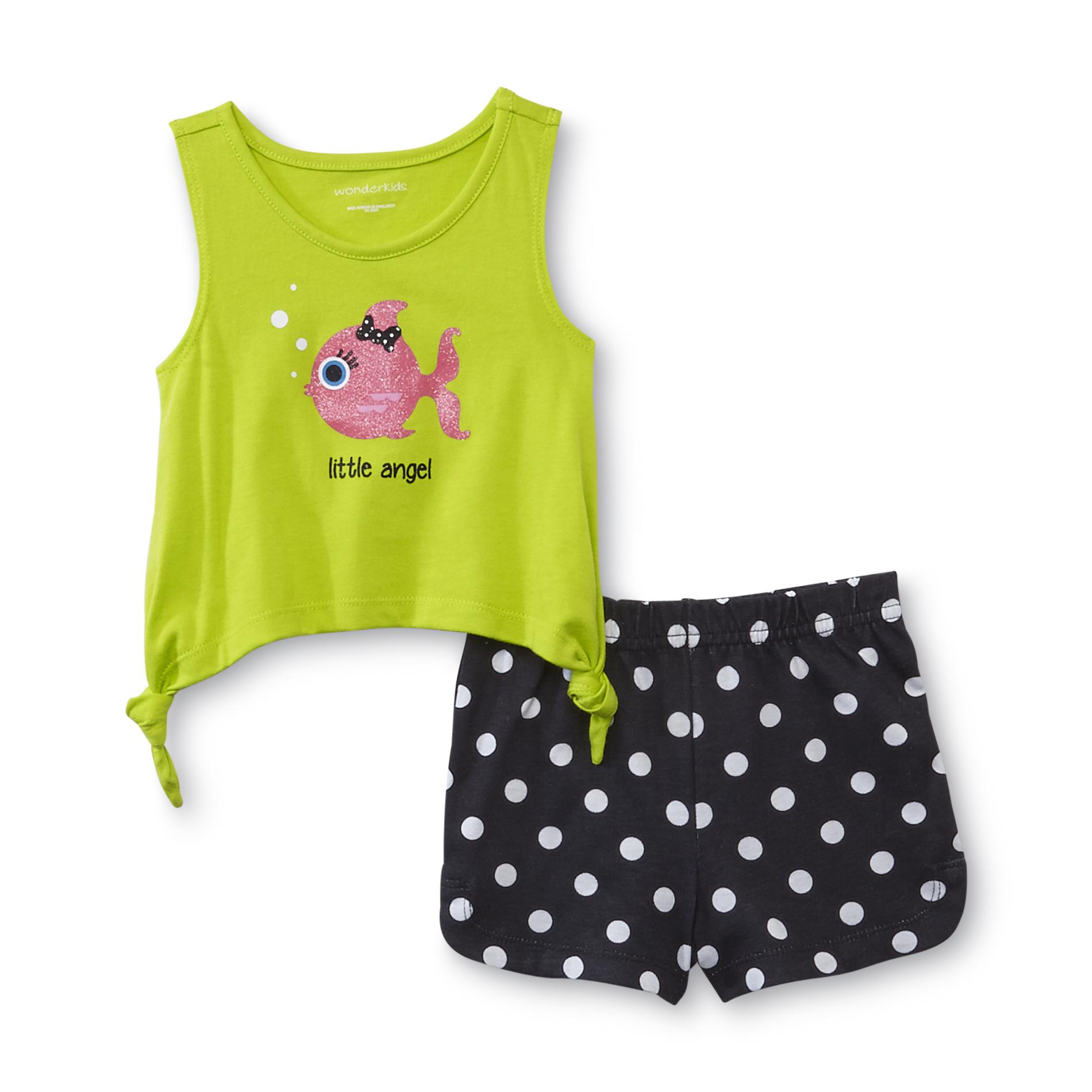 WonderKids Infant & Toddler Girl's Tank Top & Shorts - Little Angel
