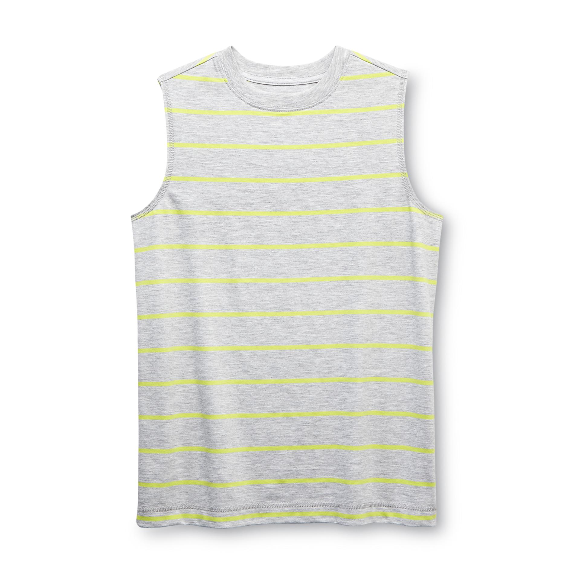 Basic Editions Boy's Muscle Shirt - Striped