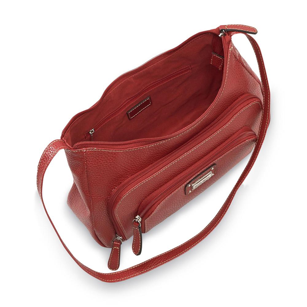 Jaclyn Smith Women's Portland Faux Leather Hobo Handbag