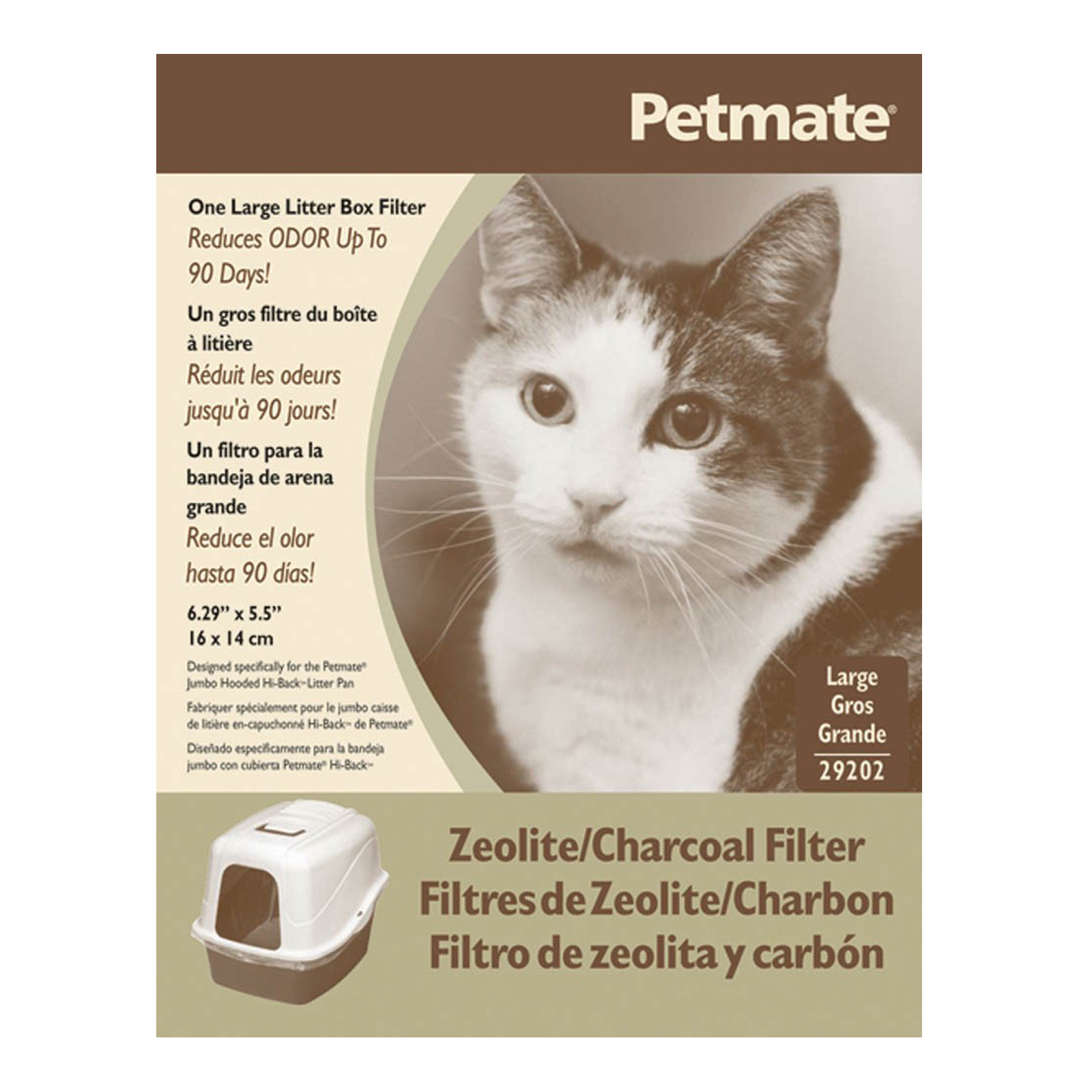 Doskocil Litter Filter Zeolite Basic Large