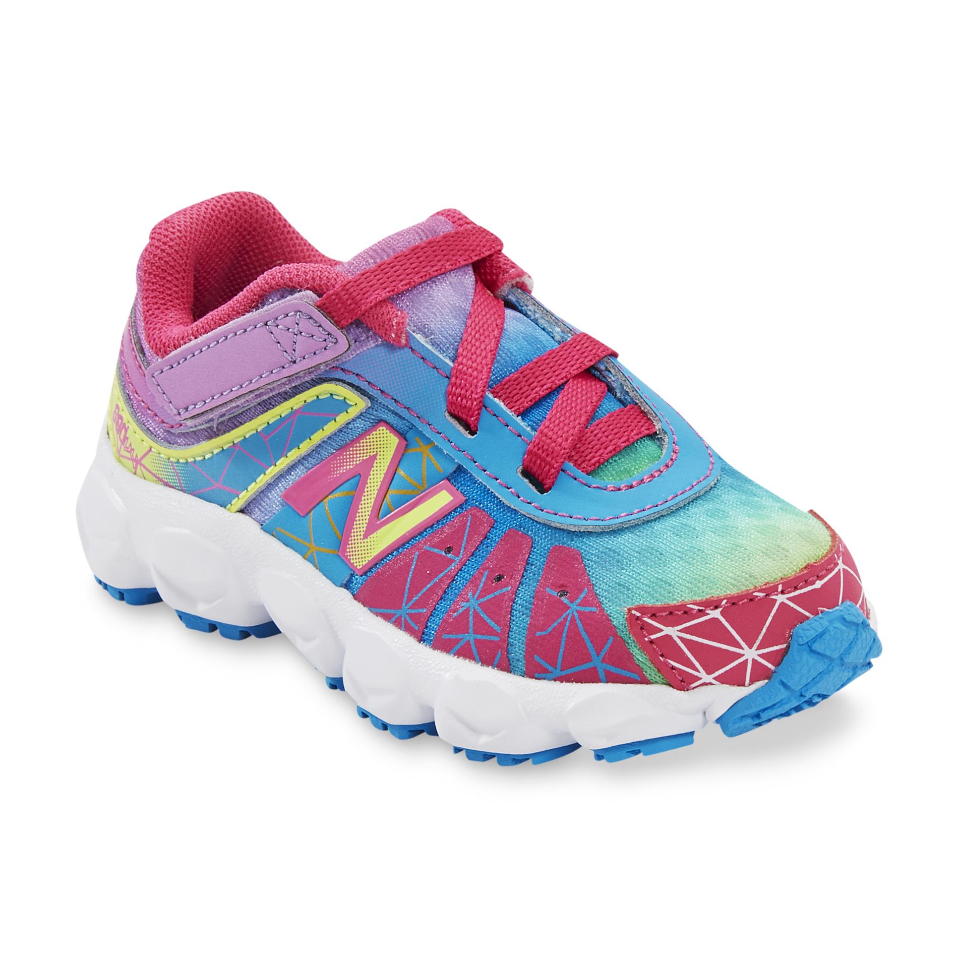 New Balance Toddler Girl's 890V4 Athletic Shoe - Pink Multi Color