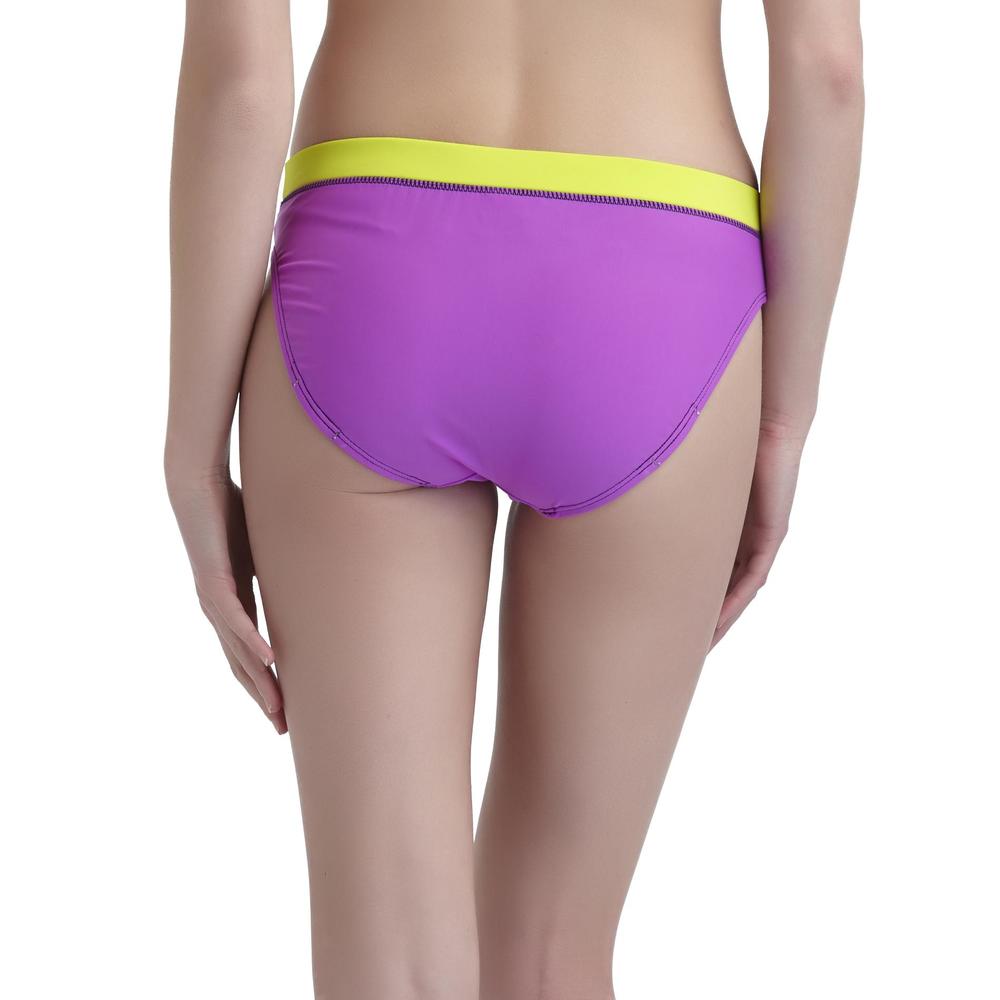 Joe Boxer Junior's Athletic Bikini Bottoms - Neon Colorblock