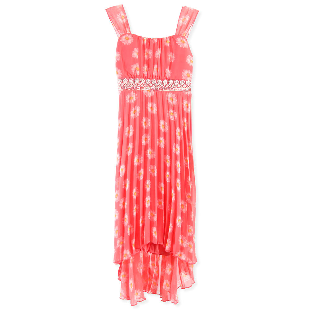 Speechless Girl's Pleated High-Low Dress