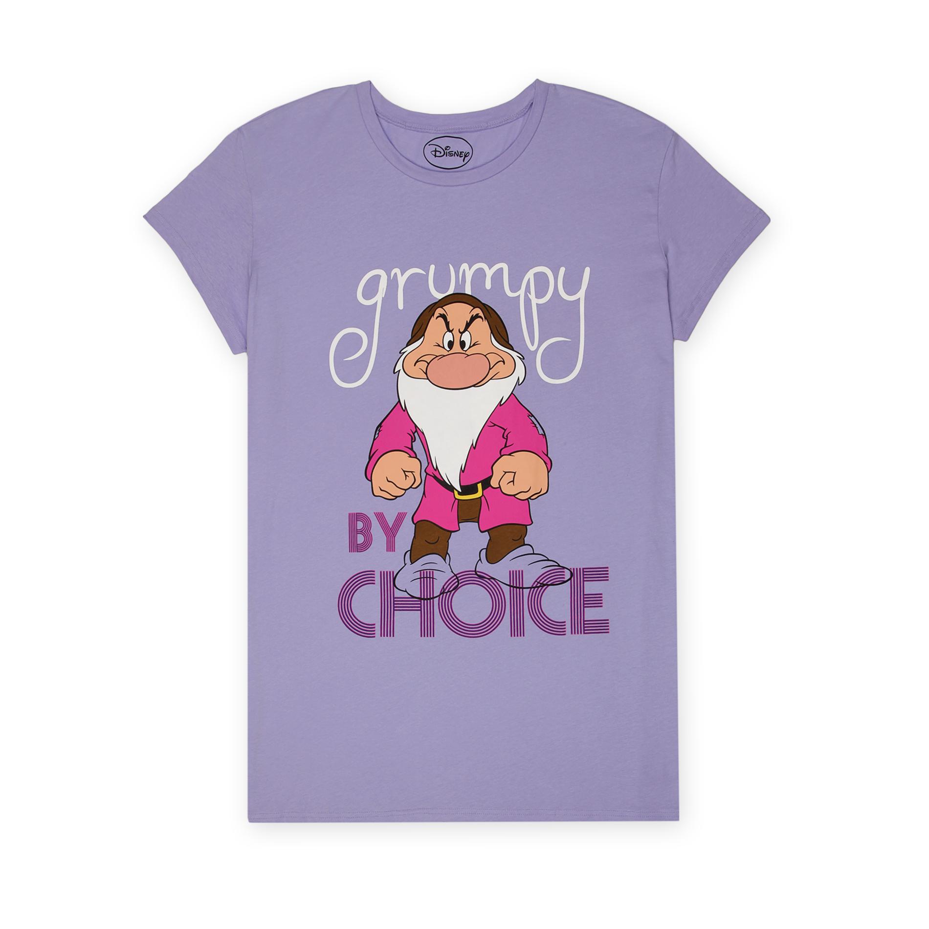 Disney Snow White & The Seven Dwarfs Women's Graphic T-Shirt - Grumpy