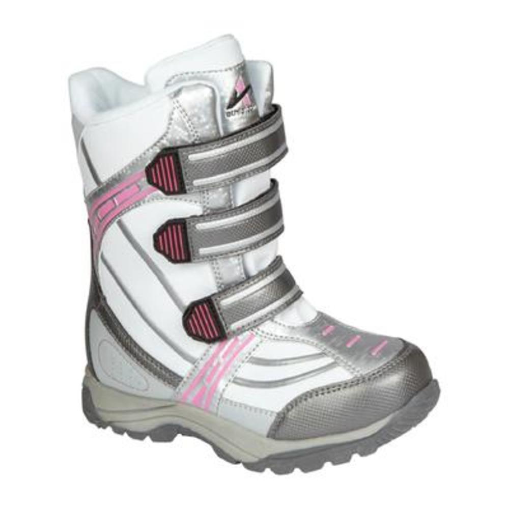 Athletech Girl's Arctic Three Strap Winter Boot - Pink
