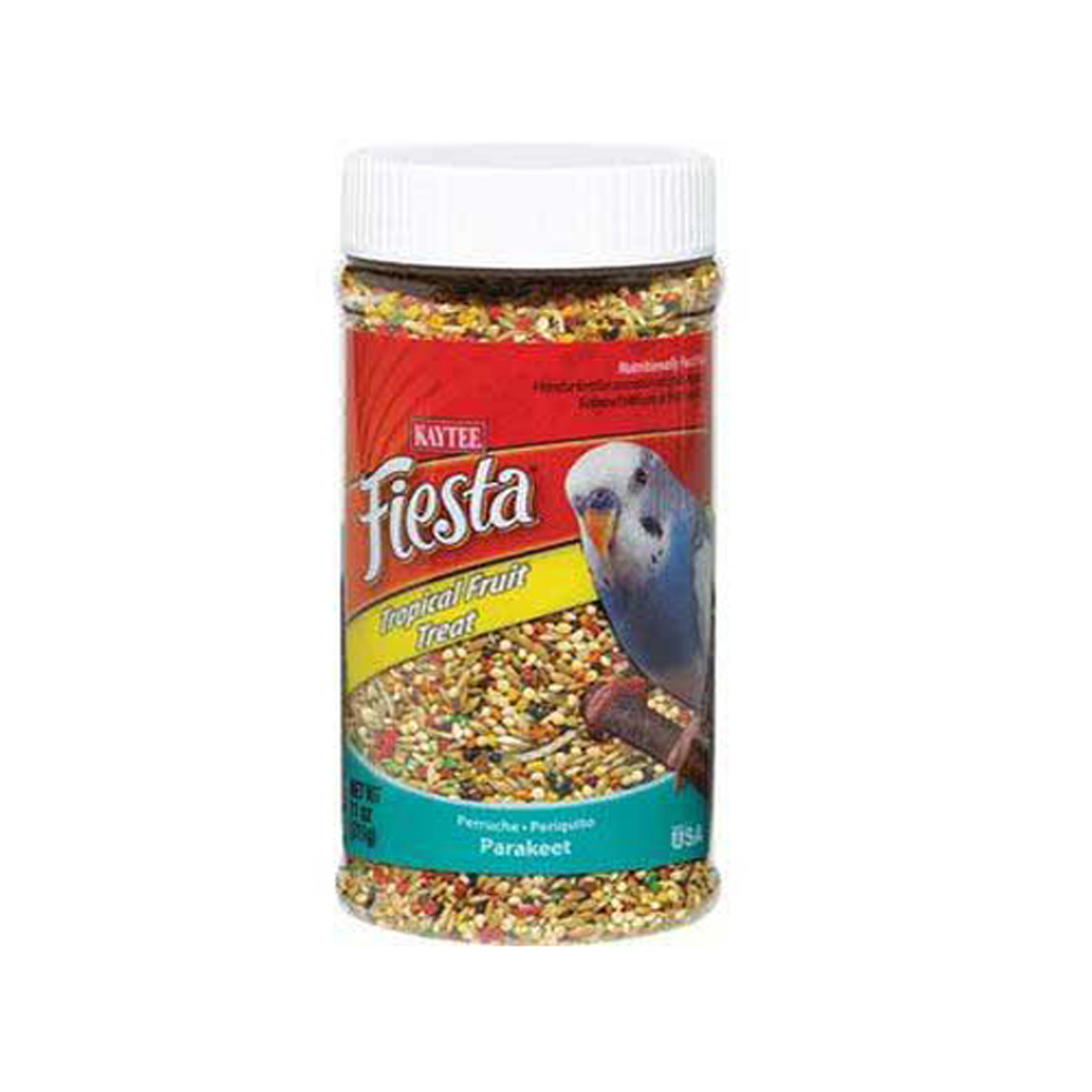 Kaytee Pet Products Kaytee Treat Fiesta Parakeet Tropical Fruit Jar 11 oz.