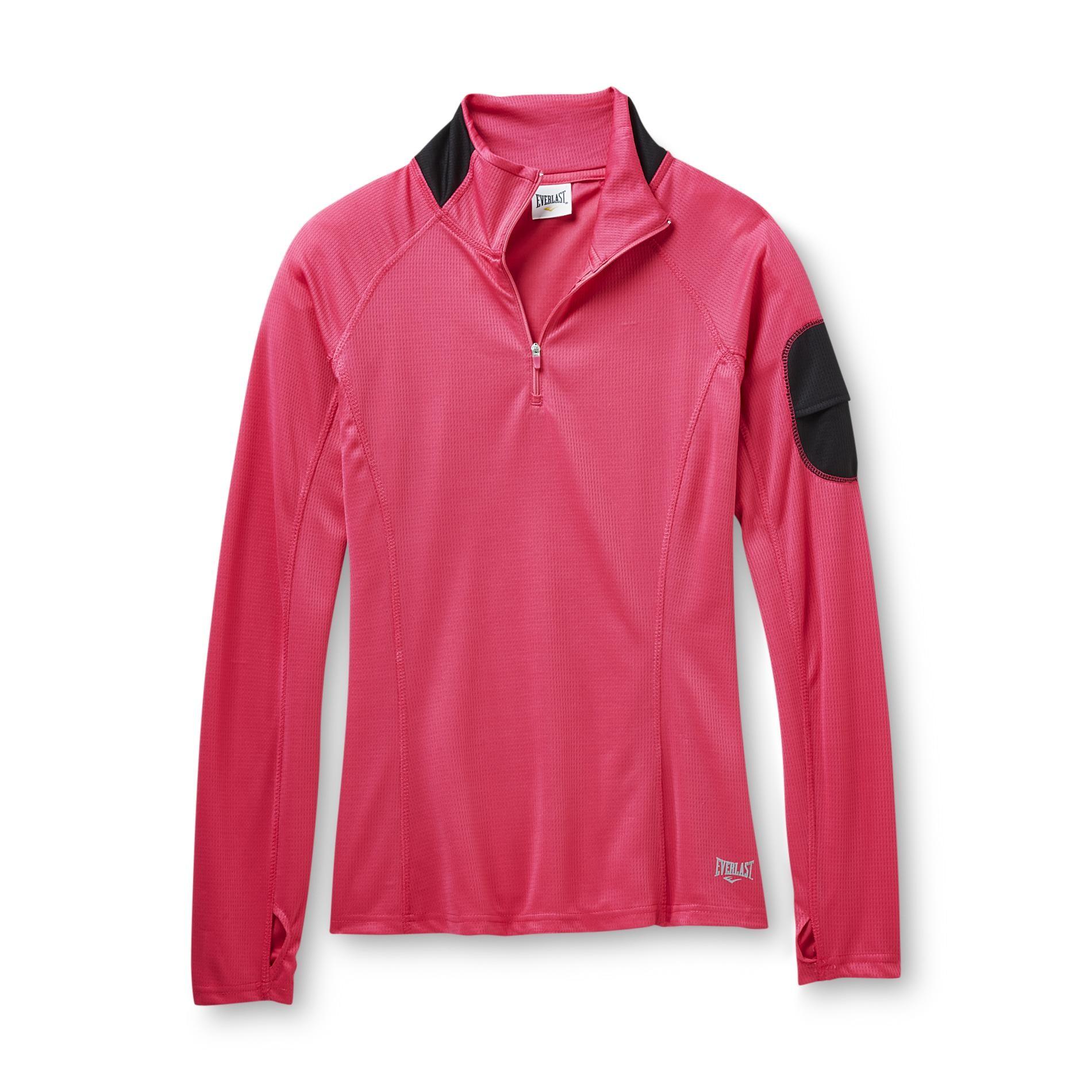 Everlast&reg; Women's Quarter-Zip Athletic Shirt
