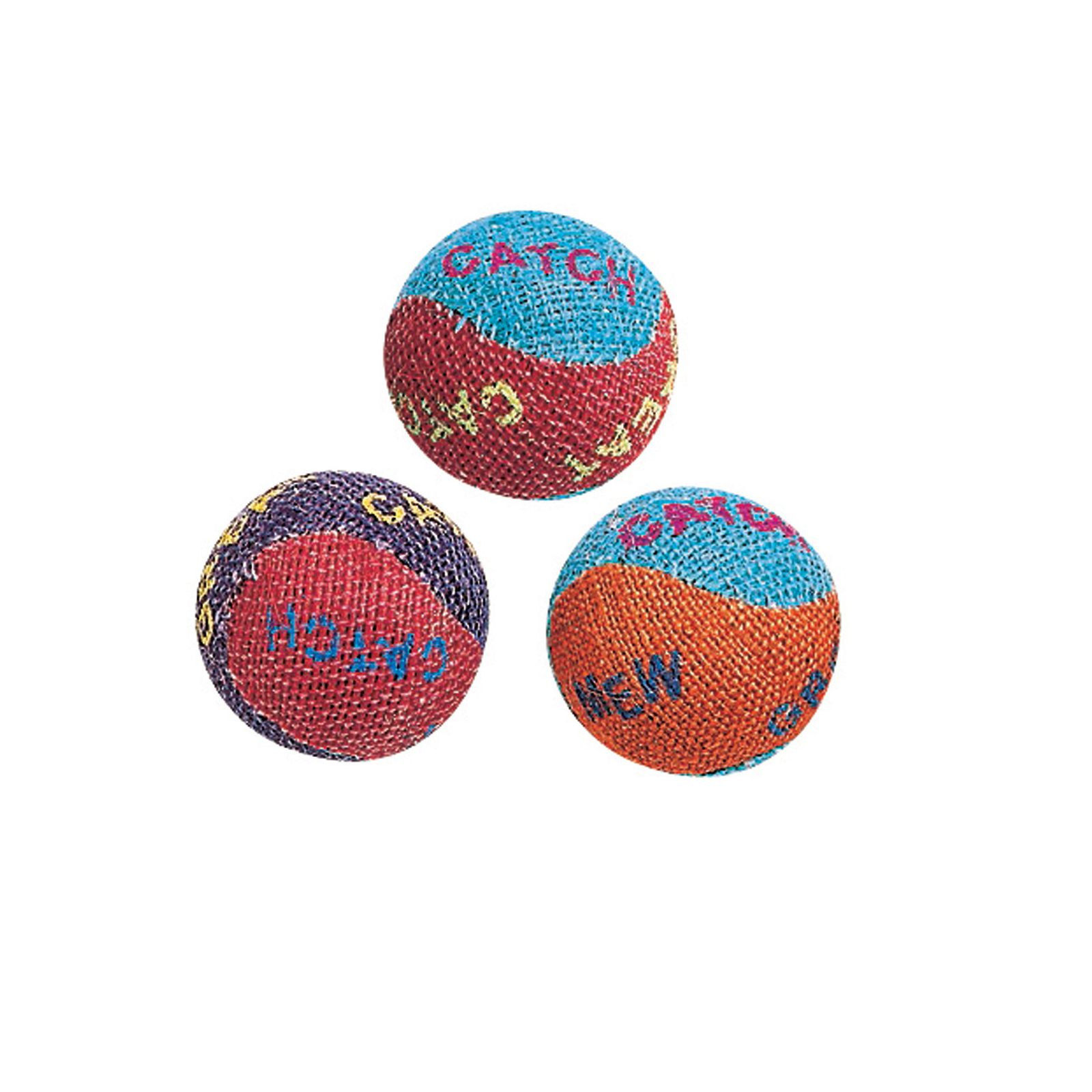 Ethical Products Inc. Toy Burlap Colored Balls 3 pk.