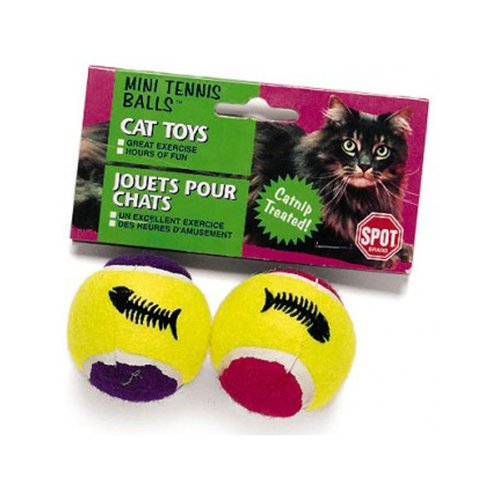 Ethical Products Inc. Toy Catnip Tennis Ball w/Bell 2 pk.