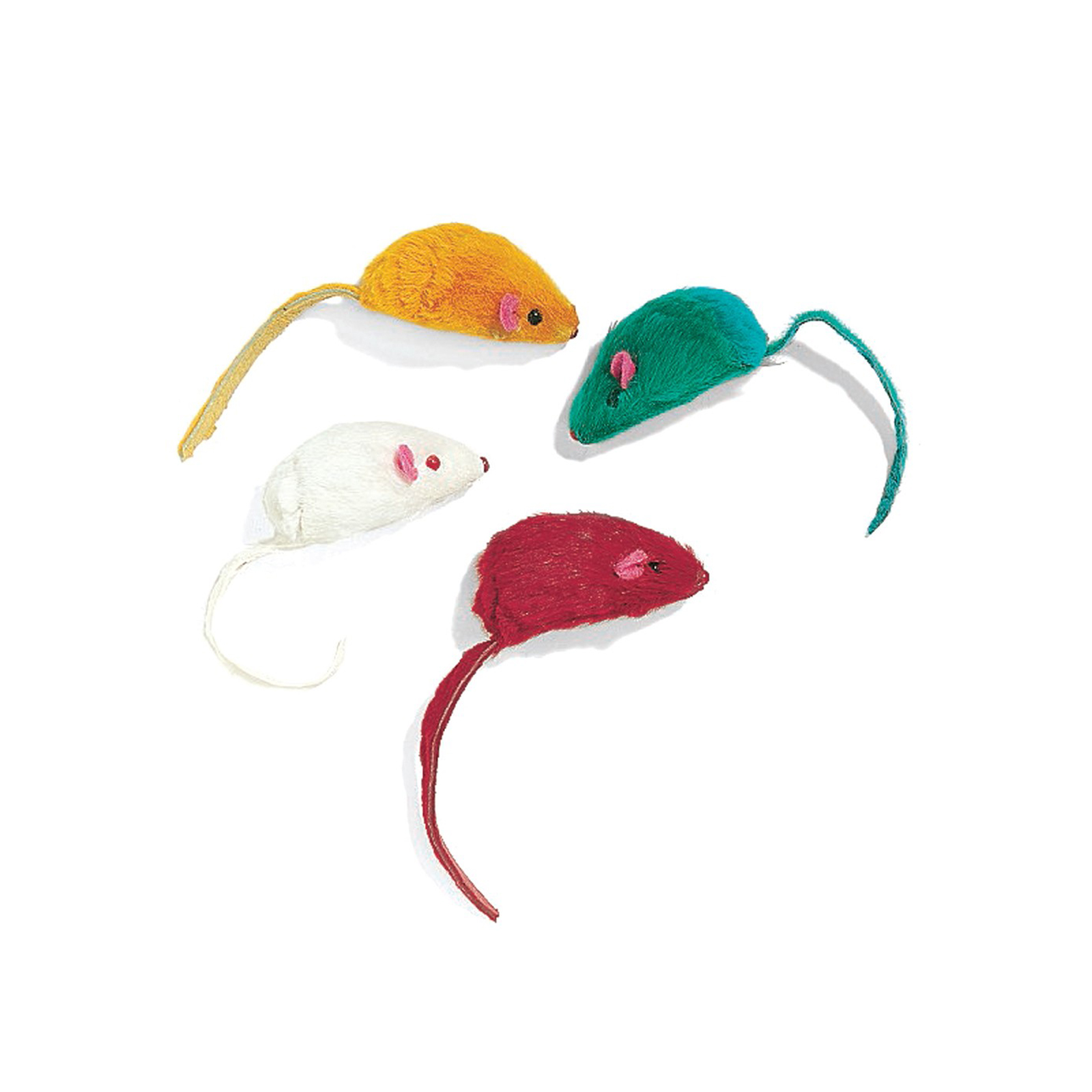 Ethical Products Inc. Toy Fur Mice Assorted 4 pk.