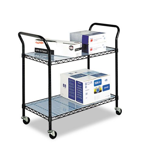 Safco Two Shelf Wire Utility Cart