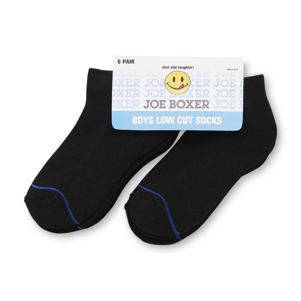 Joe Boxer Boy's 6-Pairs Low-Cut Socks