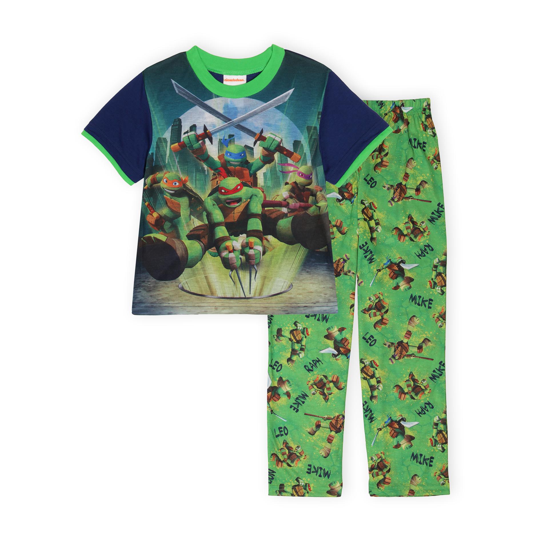 Nickelodeon Teenage Mutant Ninja Turtles Boy's Pajama Shirt & Pants