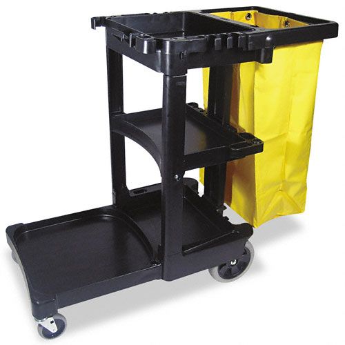 Rubbermaid Multi-Shelf Janitor Cart