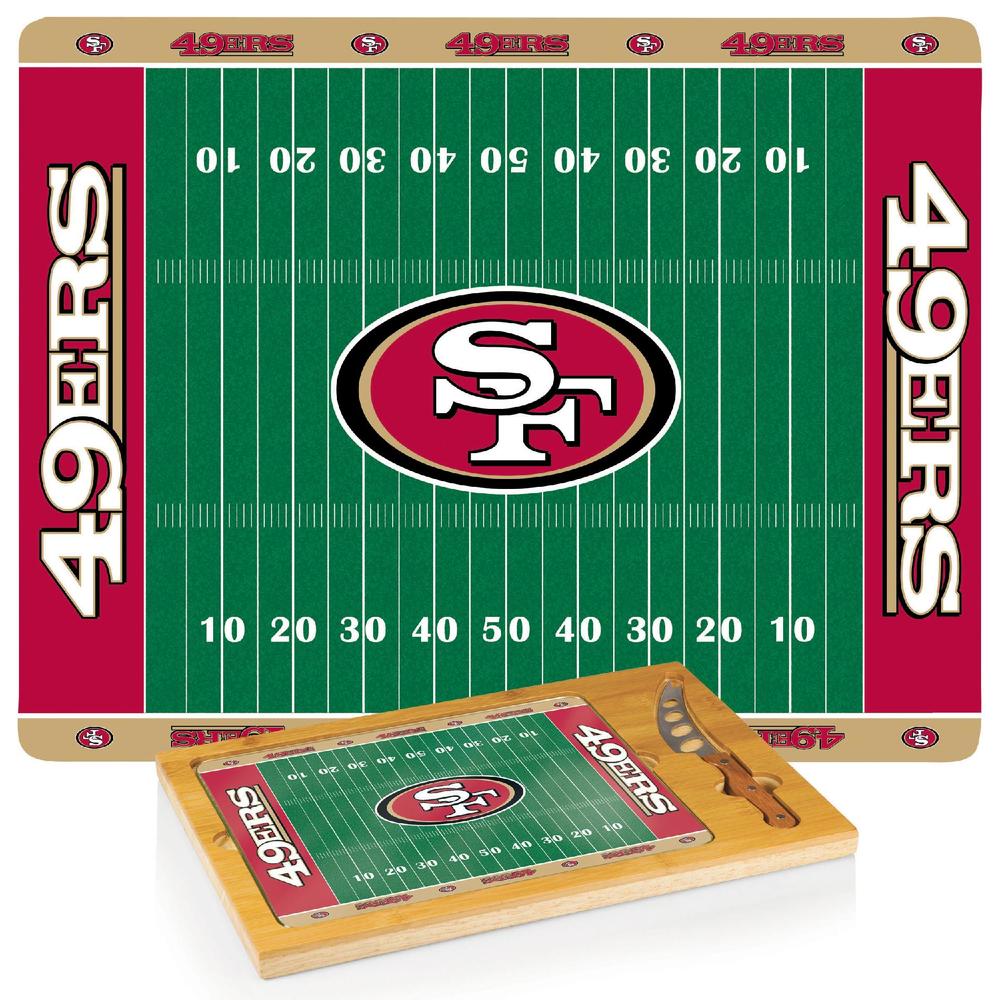 Picnic Time San Francisco 49ers Icon Cutting Board   Fitness & Sports
